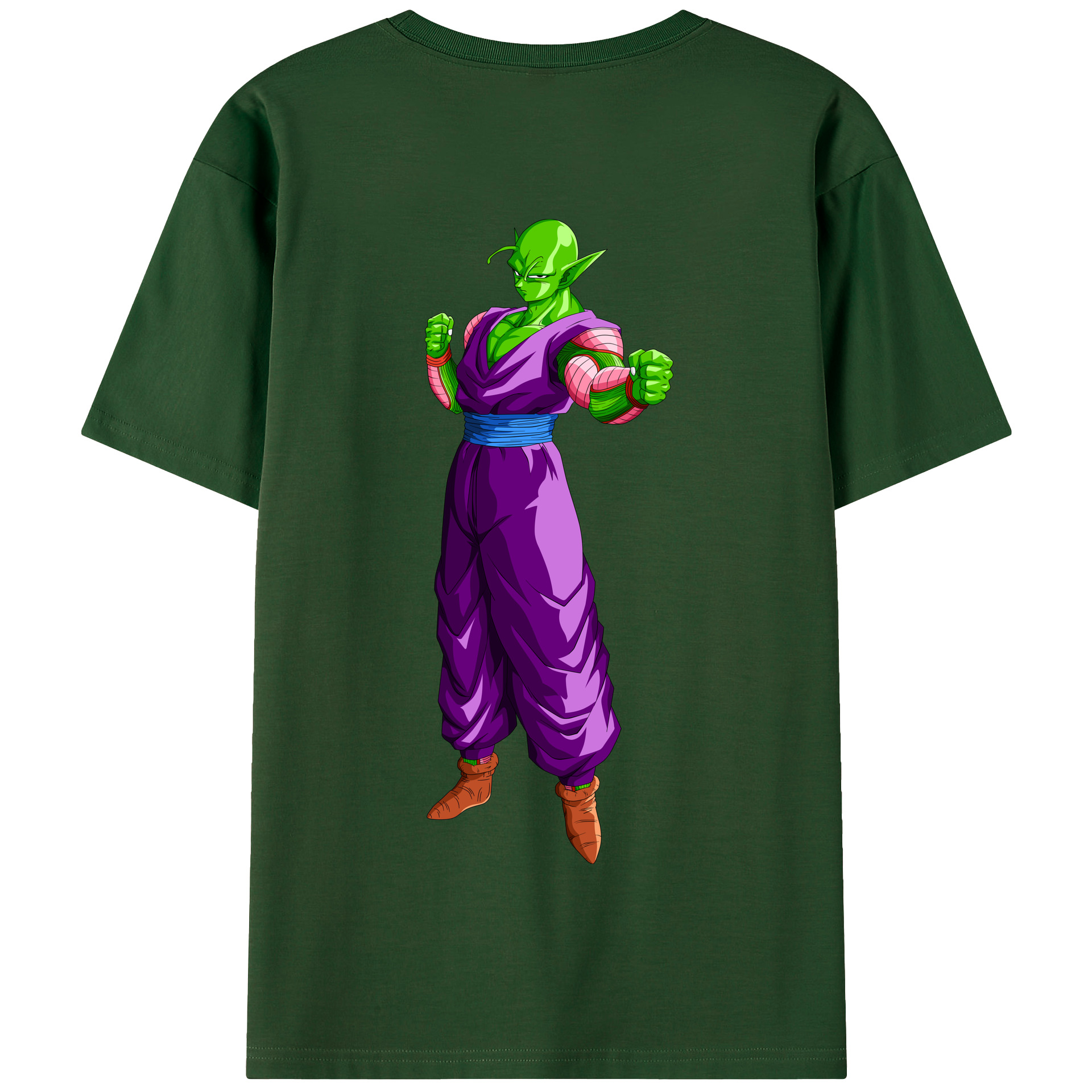 （画像用） ドラゴンボール ピッコロ DRAGON BALL Piccolo 綿100％半袖Tシャツ（背面プリント）
